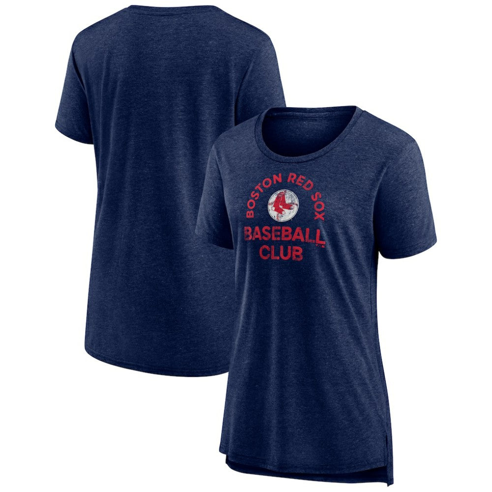 Navy Boston Red Sox Women's Selected First Tri-Blend T-Shirt