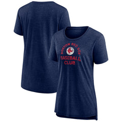 Navy Boston Red Sox Women's Selected First Tri-Blend T-Shirt