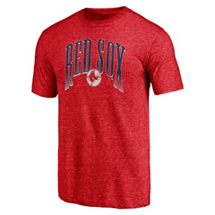 Red Boston Red Sox Line Corps Tri-Blend T-Shirt