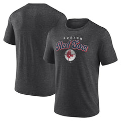 Charcoal Boston Red Sox Wonderment Tri-Blend T-Shirt