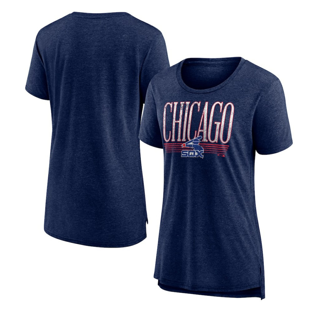 Navy Chicago White Sox Women's Toppler Tri-Blend T-Shirt