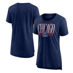Navy Chicago White Sox Women's Toppler Tri-Blend T-Shirt