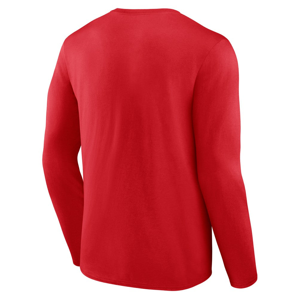 Red Cincinnati Reds Let's Go Long Sleeve T-Shirt