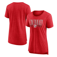 Red Cincinnati Reds Women's Toppler Tri-Blend T-Shirt