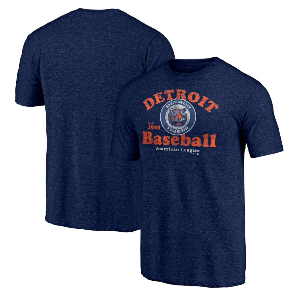 Navy Detroit Tigers Our Game Tri-Blend T-Shirt