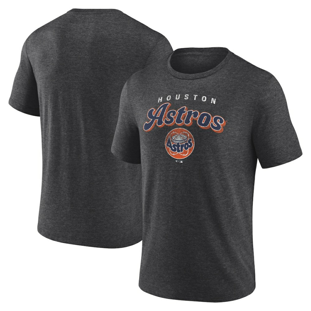 Charcoal Houston Astros Wonderment Tri-Blend T-Shirt