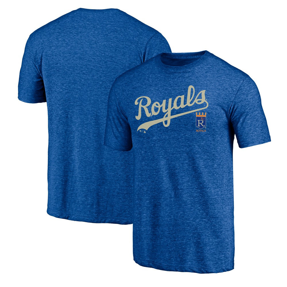 Royal Kansas City Royals Cooperstown Series Sweep Tri-Blend T-Shirt