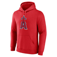 Red Los Angeles Angels Official Logo Pullover Hoodie