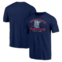 Navy Minnesota Twins Our Game Tri-Blend T-Shirt
