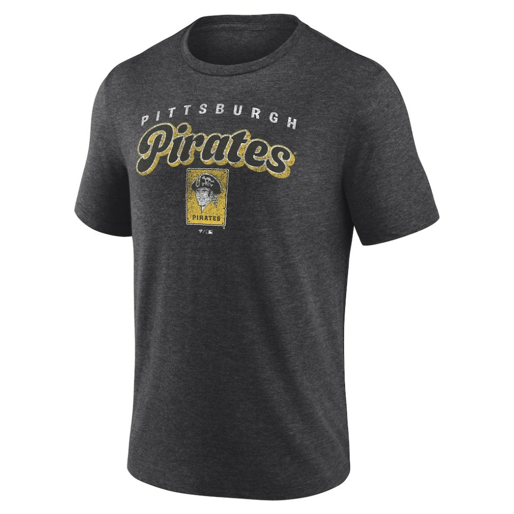 Charcoal Pittsburgh Pirates Wonderment Tri-Blend T-Shirt