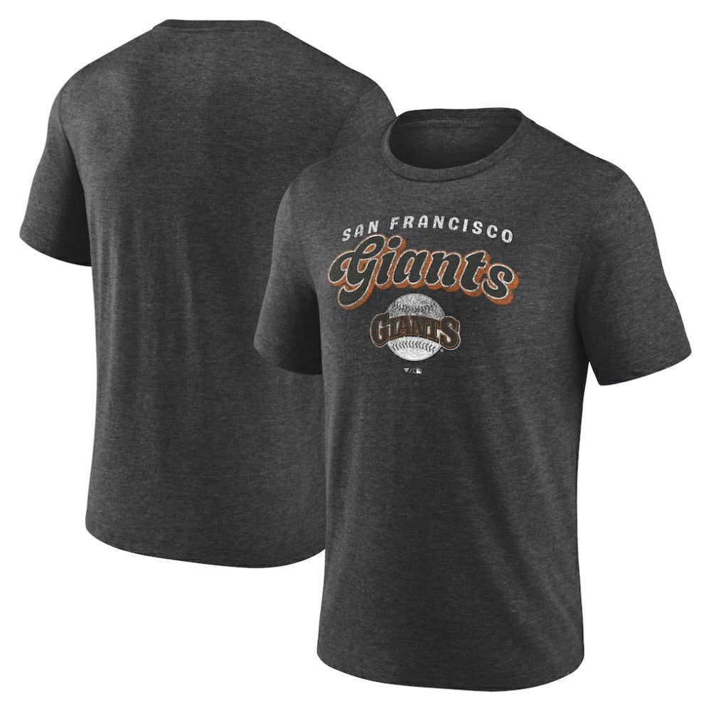 Charcoal San Francisco Giants Wonderment Tri-Blend T-Shirt
