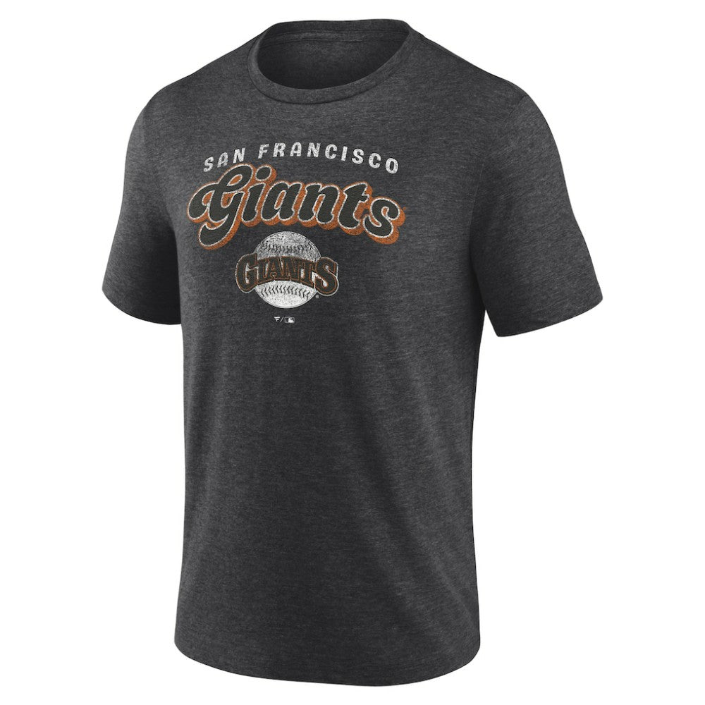 Charcoal San Francisco Giants Wonderment Tri-Blend T-Shirt
