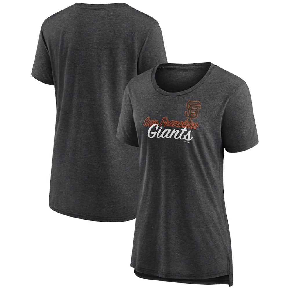 Gray San Francisco Giants Women's Practice Time Tri-Blend T-Shirt