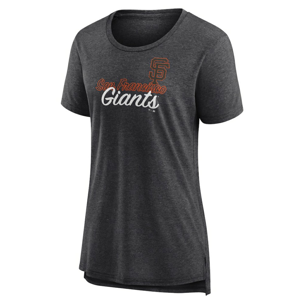 Gray San Francisco Giants Women's Practice Time Tri-Blend T-Shirt