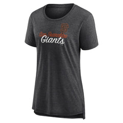 Gray San Francisco Giants Women's Practice Time Tri-Blend T-Shirt