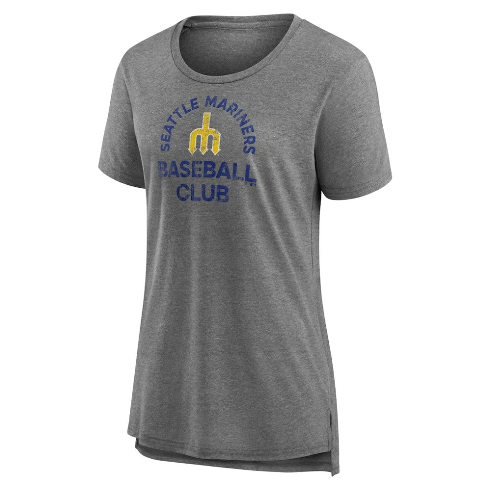 Gray Seattle Mariners Women's Selected First Tri-Blend T-Shirt