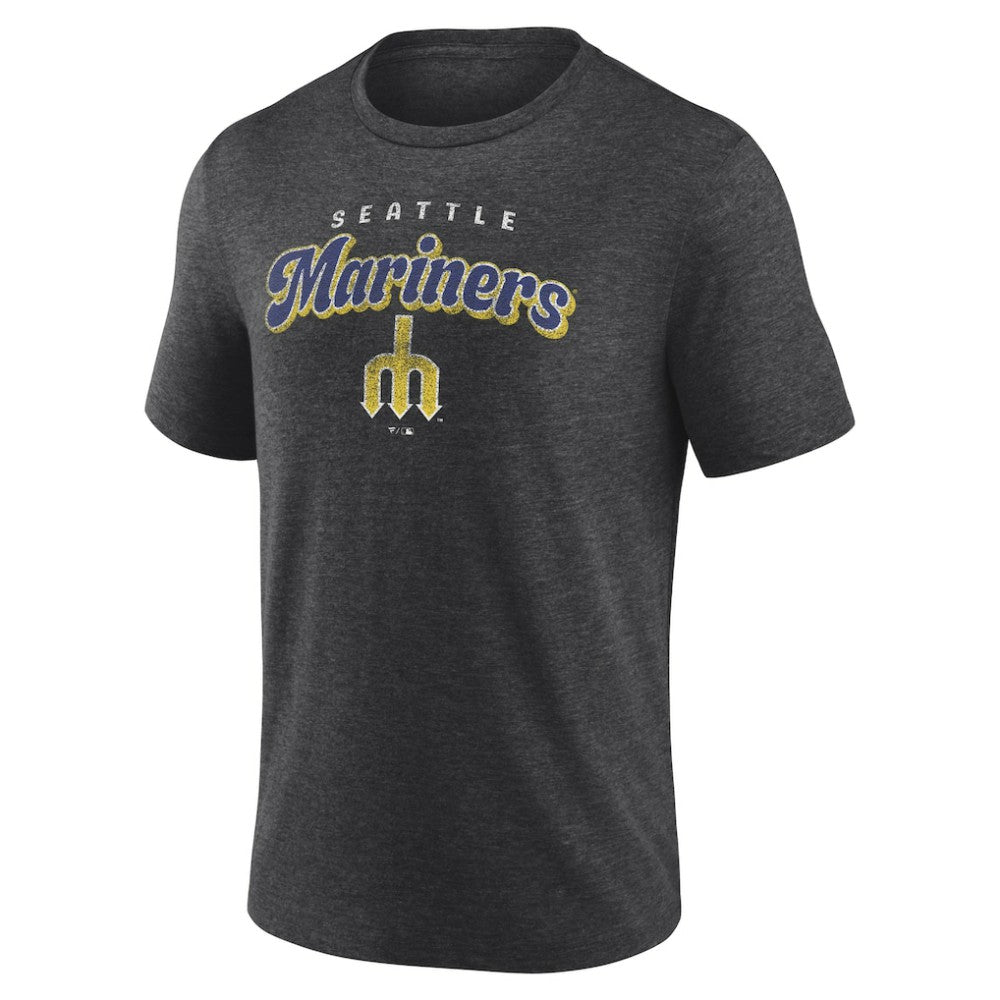 Charcoal Seattle Mariners Wonderment Tri-Blend T-Shirt