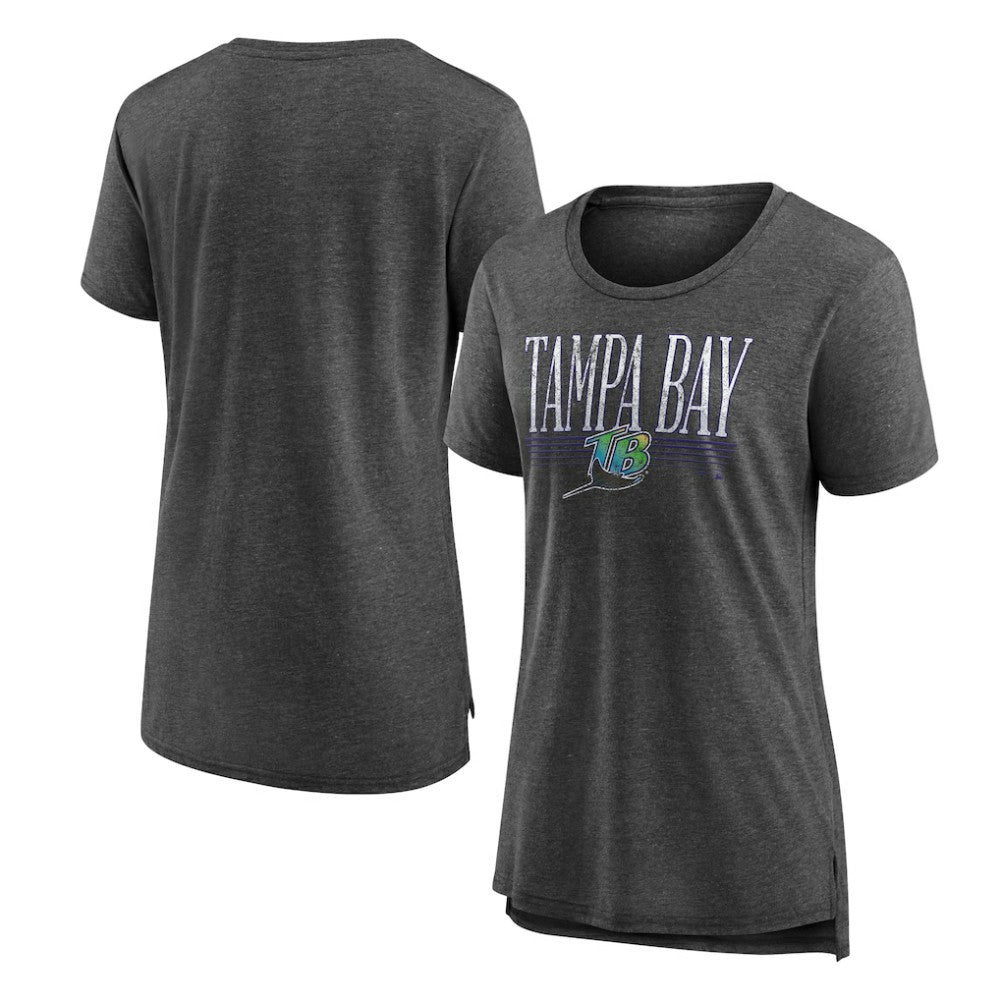Gray Tampa Bay Rays Women's Toppler Tri-Blend T-Shirt