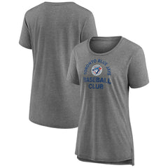 Gray Toronto Blue Jays Women's Selected First Tri-Blend T-Shirt