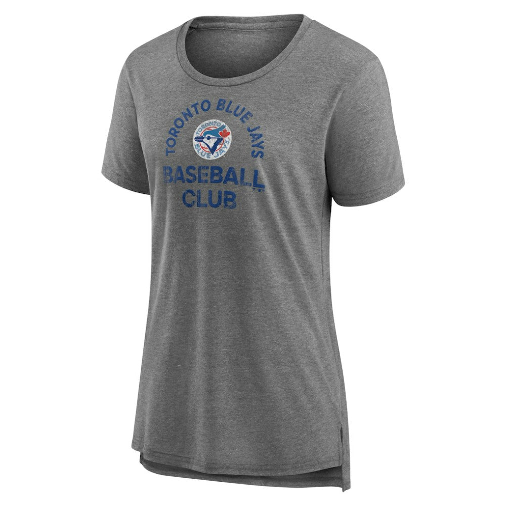 Gray Toronto Blue Jays Women's Selected First Tri-Blend T-Shirt