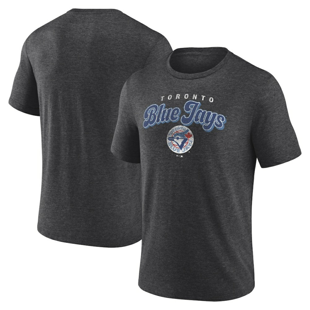Charcoal Toronto Blue Jays Wonderment Tri-Blend T-Shirt