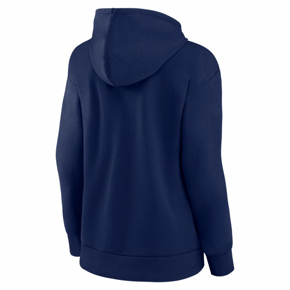 Navy Washington Nationals Women's Distressed Team Pullover Hoodie