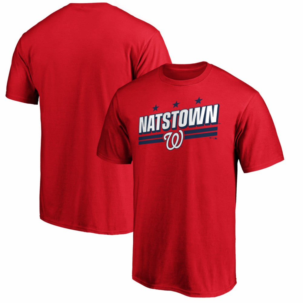 Red Washington Nationals Team Adrenaline T-Shirt
