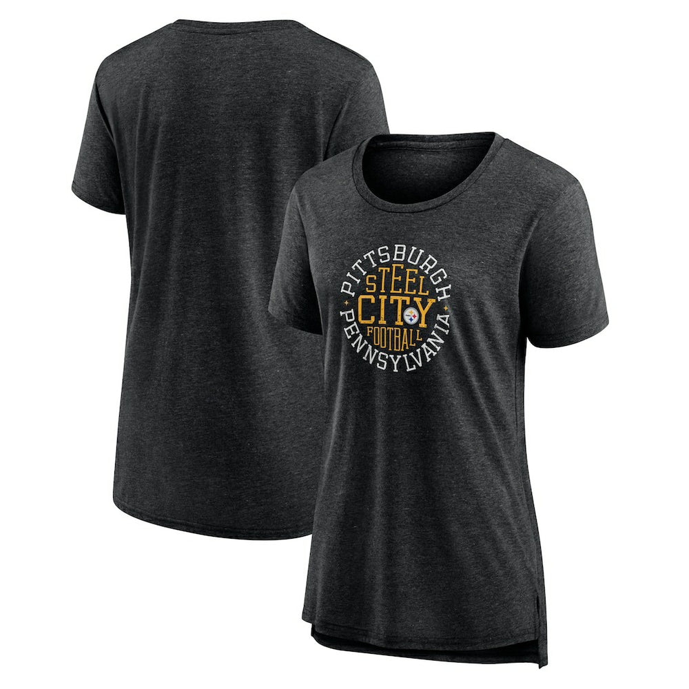 Women's Steel City Tri-Blend T-Shirt - Pittsburgh Steelers T-shirts