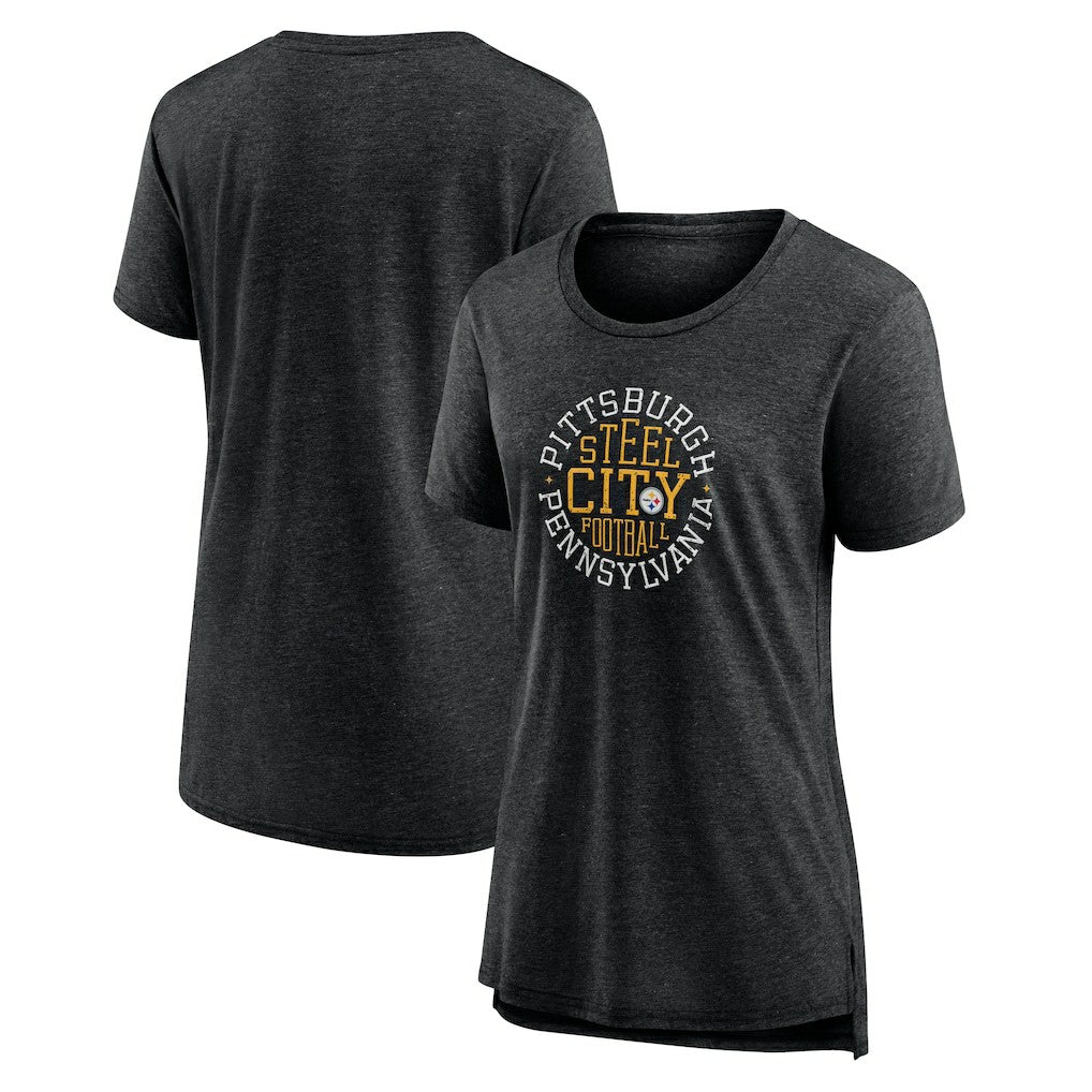 Women's Steel City Tri-Blend T-Shirt - Pittsburgh Steelers T-shirts