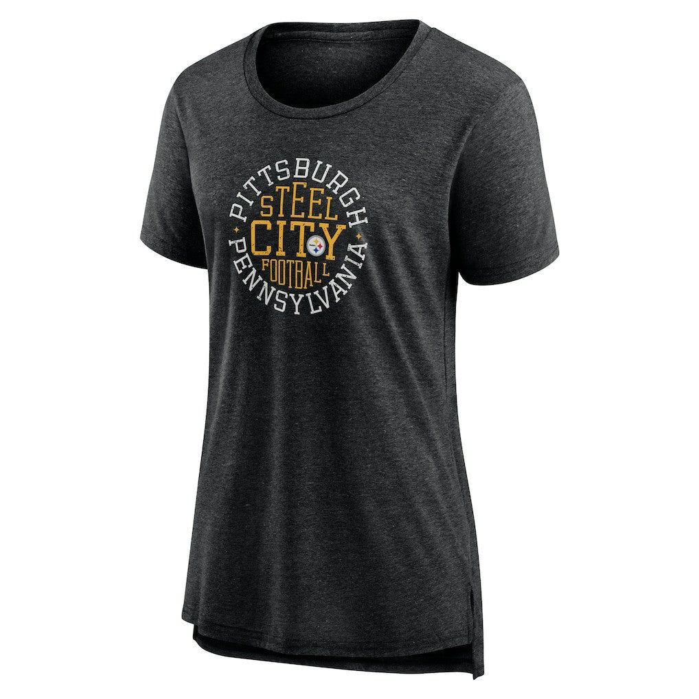 Women's Steel City Tri-Blend T-Shirt - Pittsburgh Steelers T-shirts