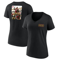 Bryant Young  Women's Hall of Fame V-Neck T-Shirt - San Francisco 49ers T-shirts