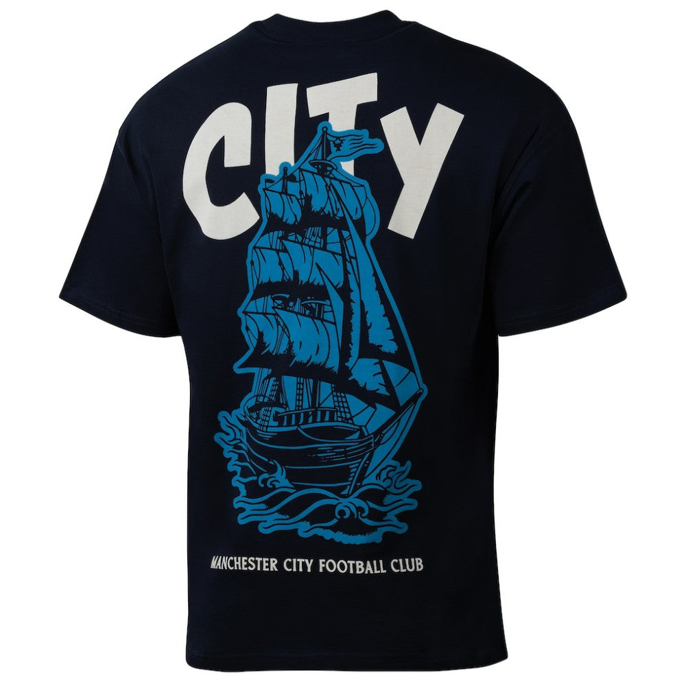 Manchester City Sport Design Sweden Youth Game Day Graphic T-Shirt
