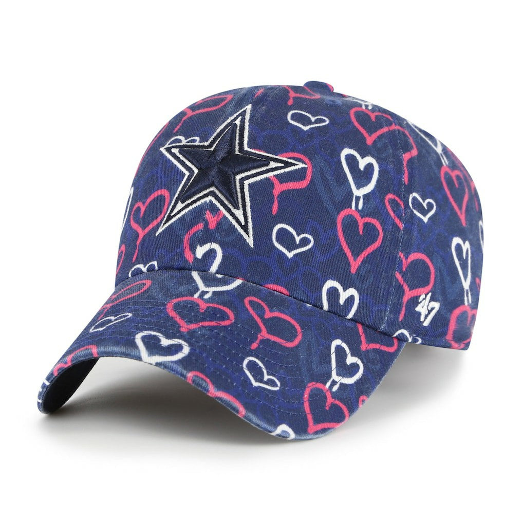 '47 Girls Youth Mural Clean Up Adjustable Hat - Dallas Cowboys Hats