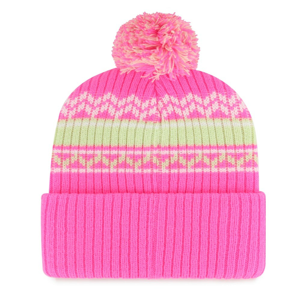 '47 Girls Youth Polar Vortex Cuffed Knit Hat with Pom - Dallas Cowboys Hats