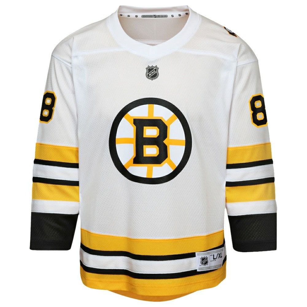 NHL David Pastrnak Boston Bruins Youth Home Replica Player Jersey