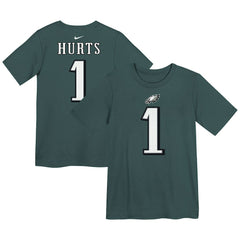 Jalen Hurts  Preschool Player Name & Number T-Shirt - Philadelphia Eagles T-shirts