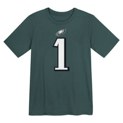 Jalen Hurts  Preschool Player Name & Number T-Shirt - Philadelphia Eagles T-shirts
