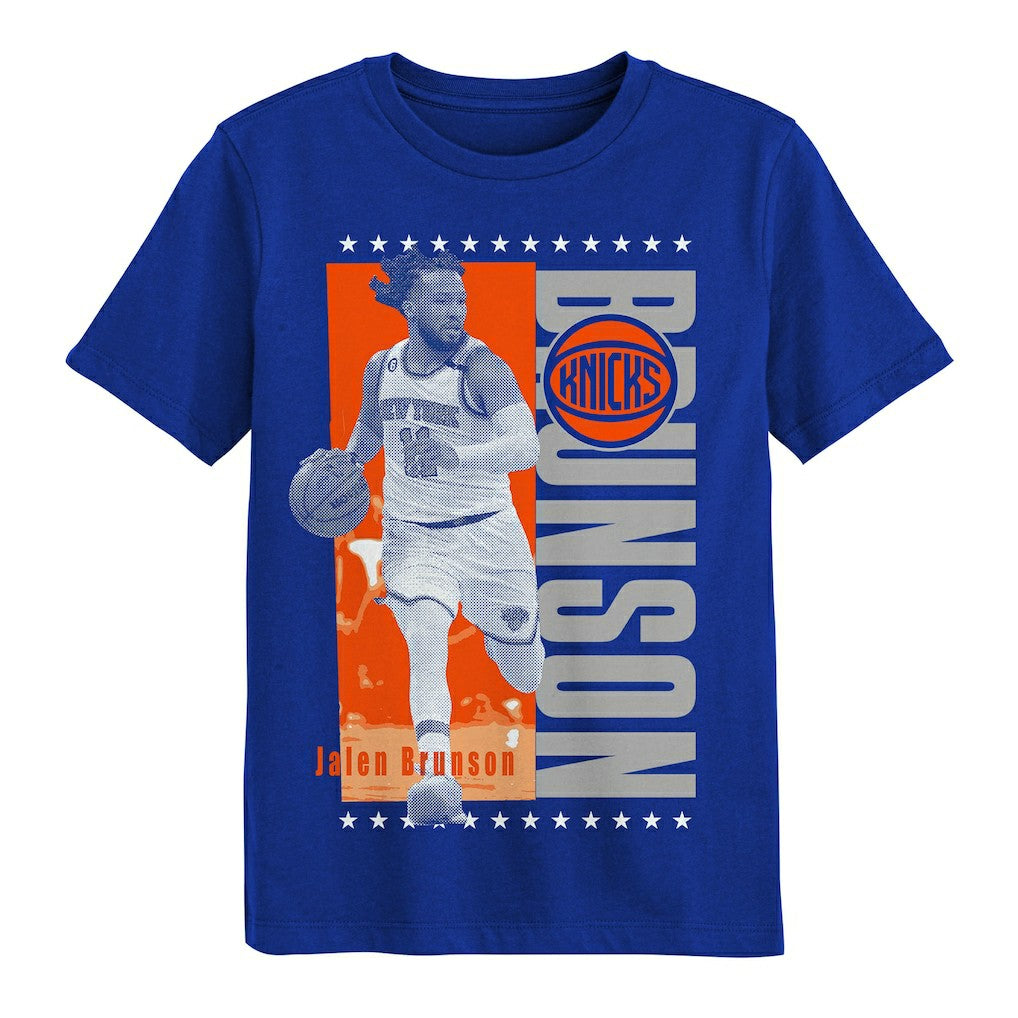 Jalen Brunson New York Knicks Outerstuff Youth Answer T-Shirt