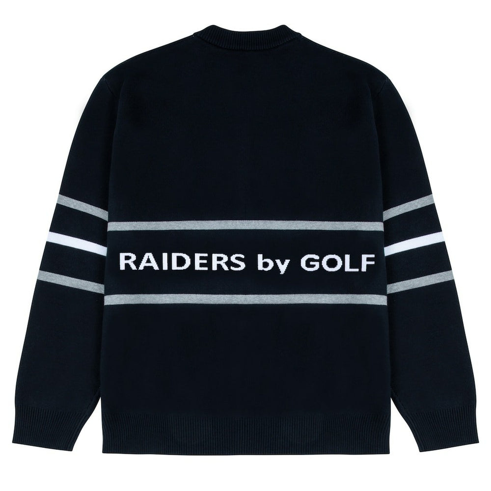 GOLF WANG Jacquard Pullover Sweater - Las Vegas Raiders Pullover