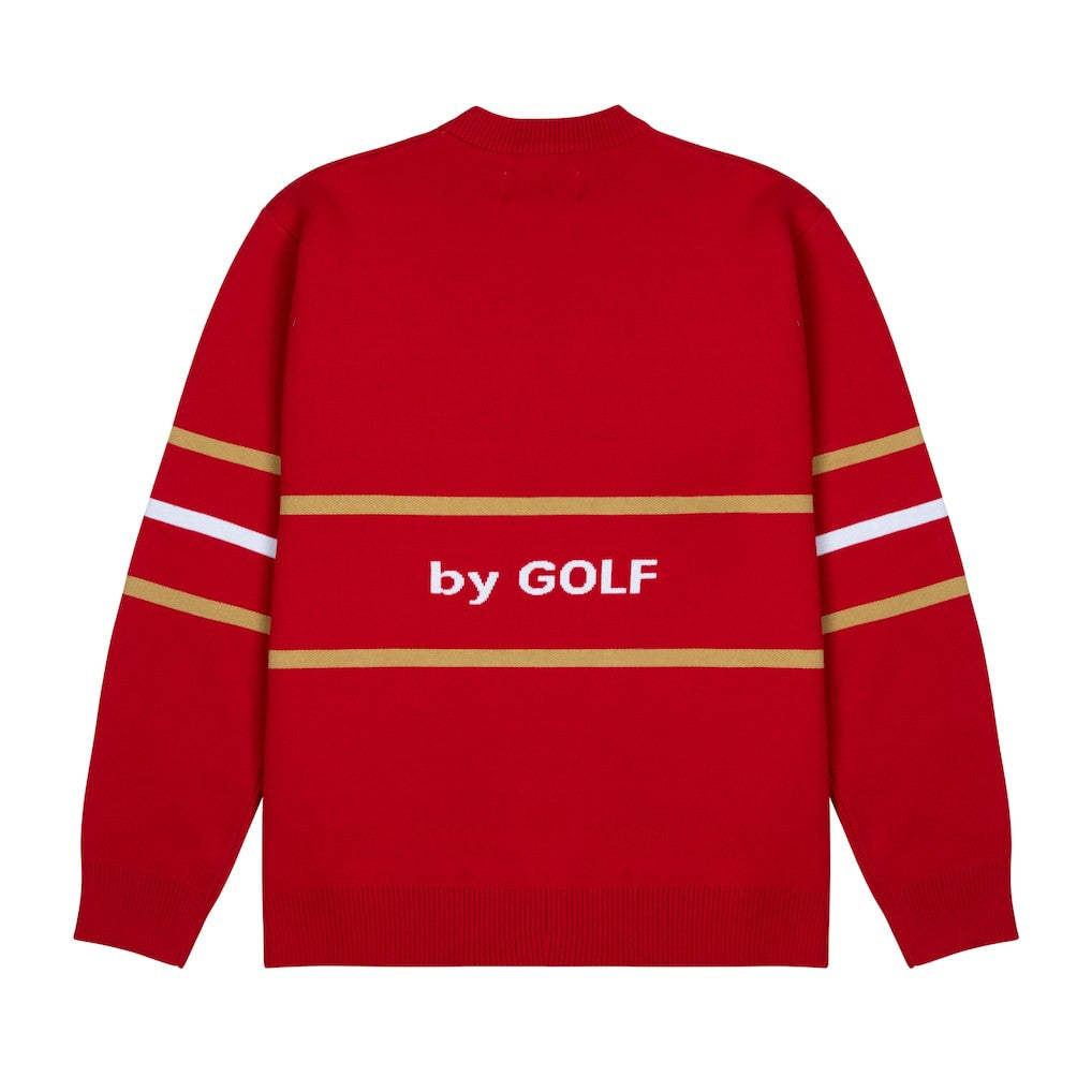 GOLF WANG Jacquard Pullover Sweater - San Francisco 49ers Pullover