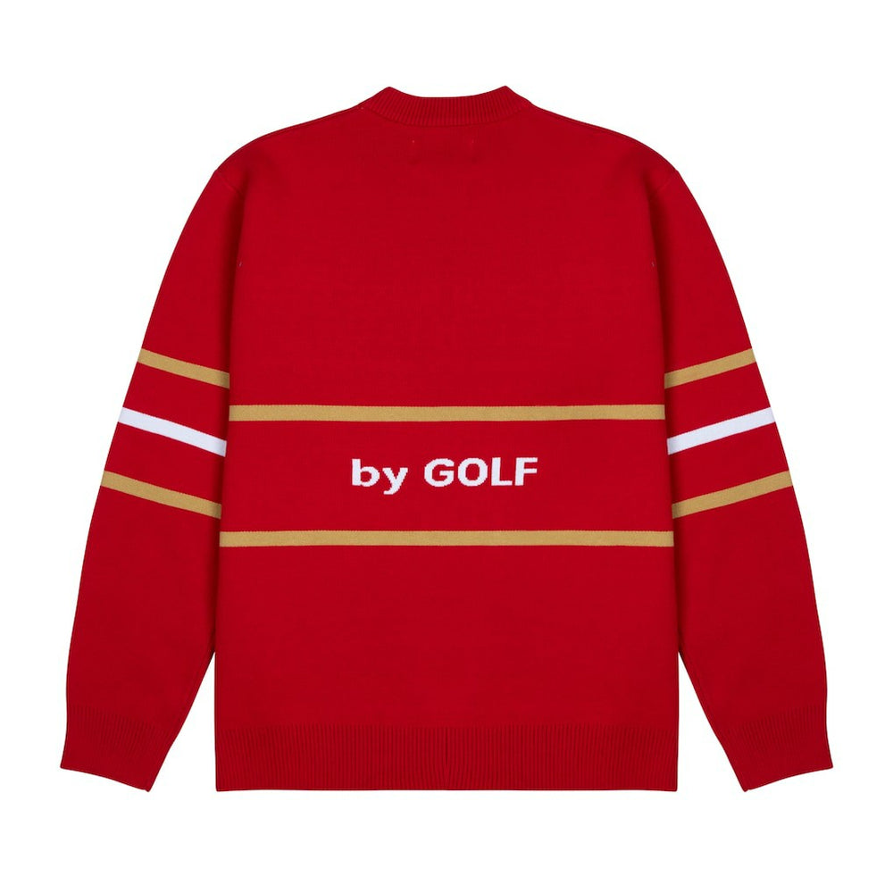 GOLF WANG Jacquard Pullover Sweater - San Francisco 49ers Pullover