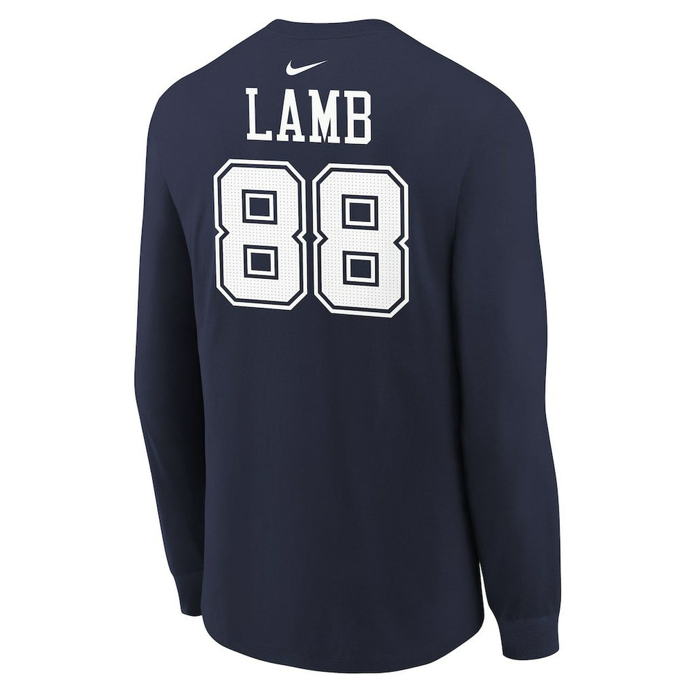 CeeDee Lamb  Youth Player Name & Number Long Sleeve T-Shirt - Dallas Cowboys T-shirts