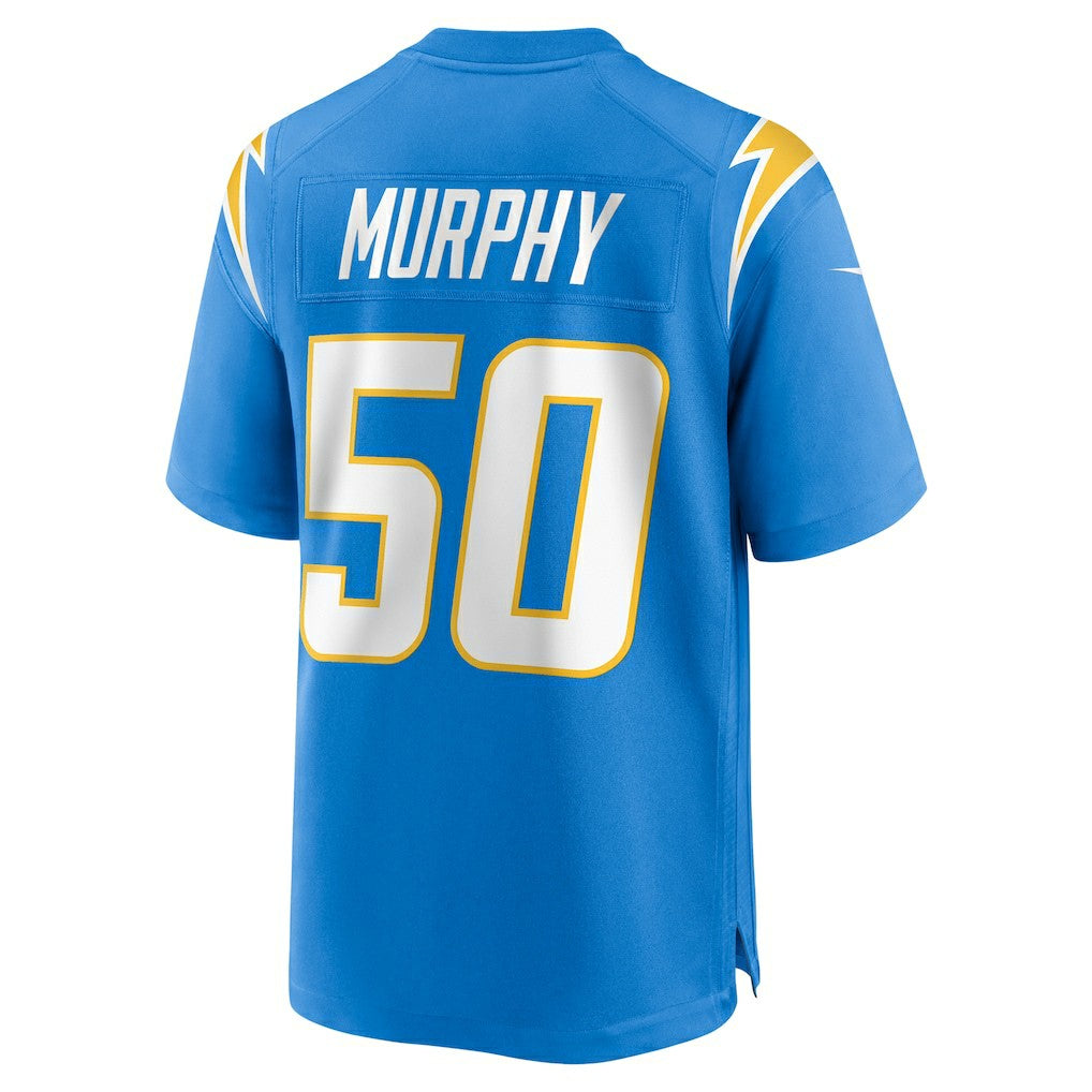 Caleb Murphy  Team Game Jersey - Los Angeles Chargers Jerseys