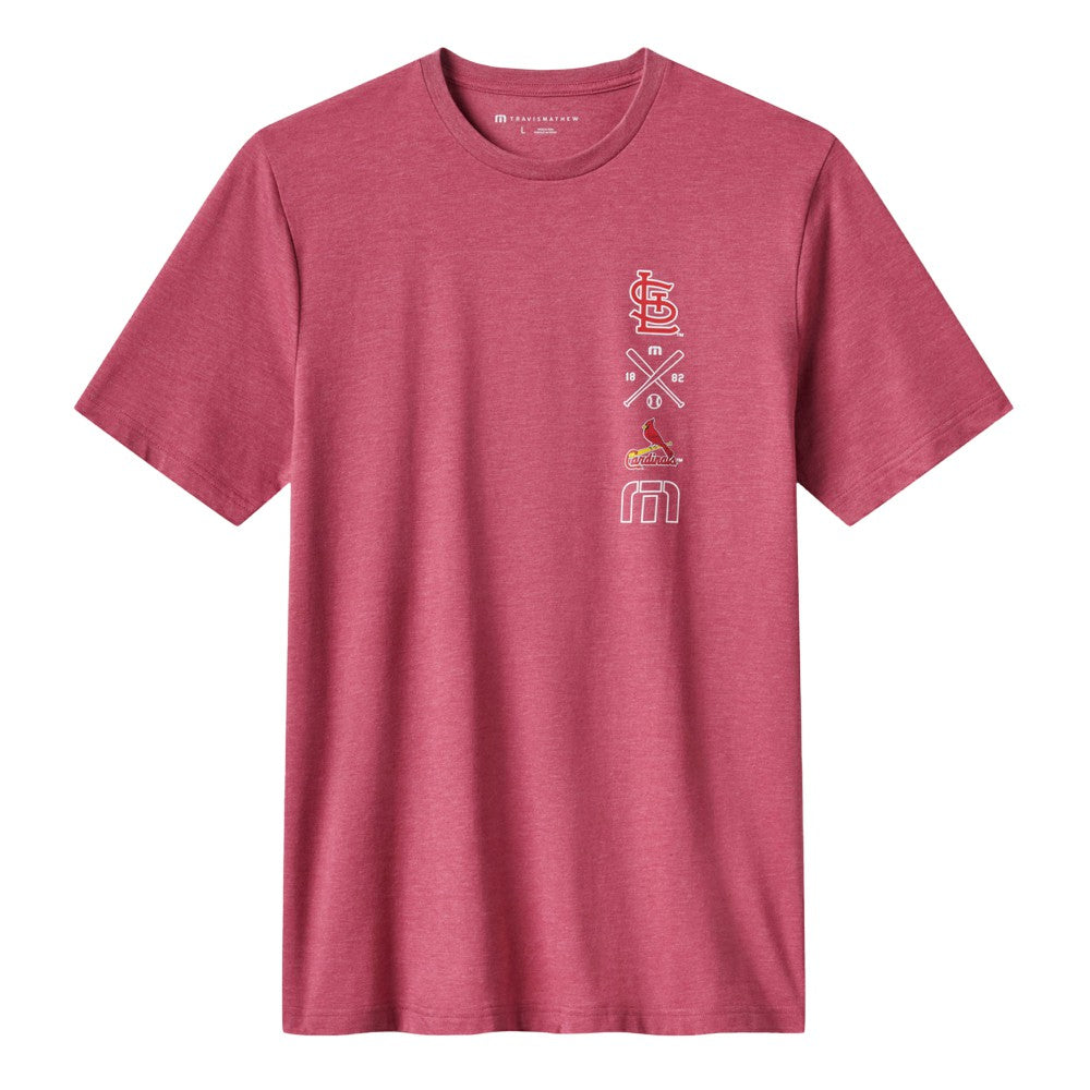Heather Red St. Louis Cardinals TravisMathew Sunset Slam 2.0 T-Shirt