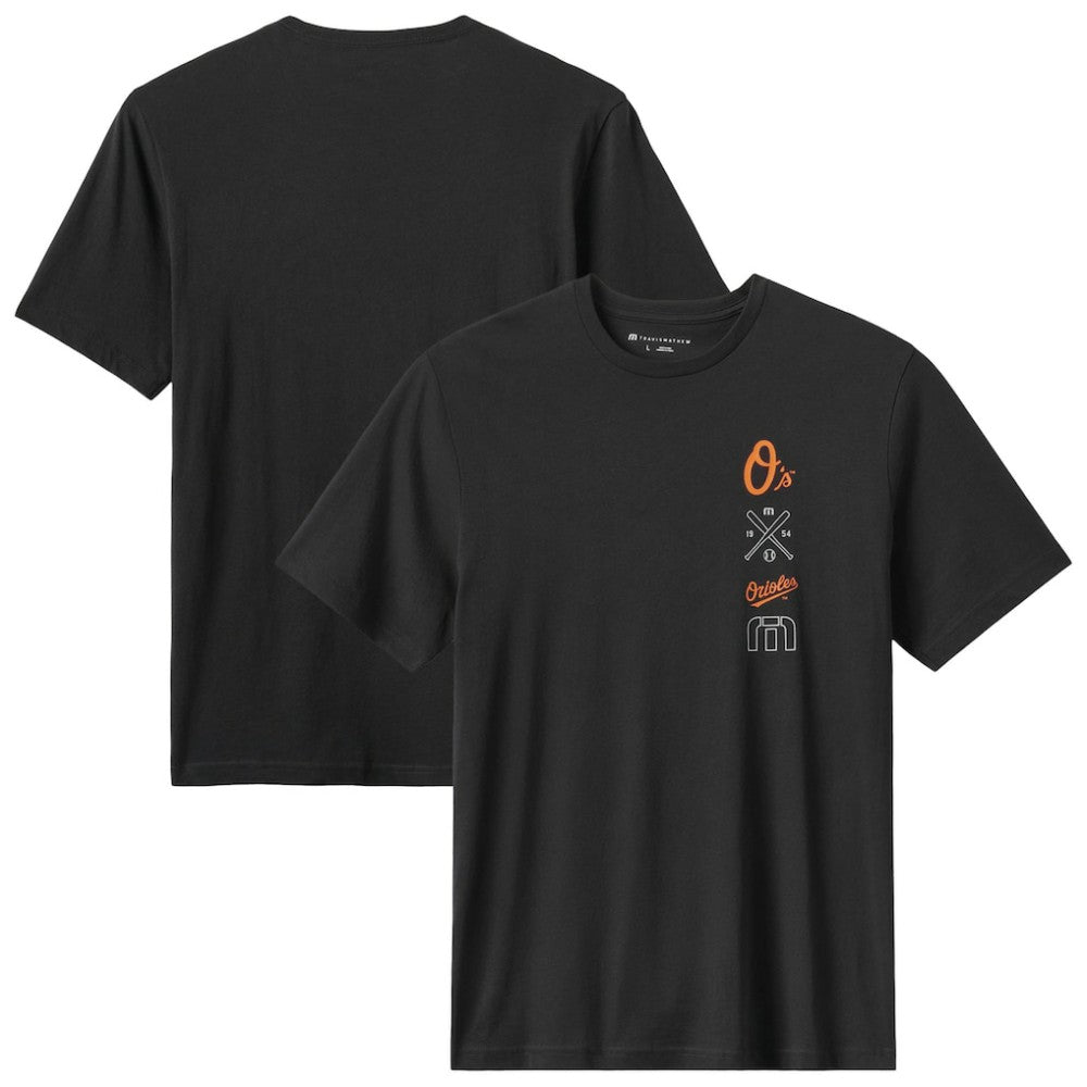 Black Baltimore Orioles TravisMathew Sunset Slam 2.0 T-Shirt
