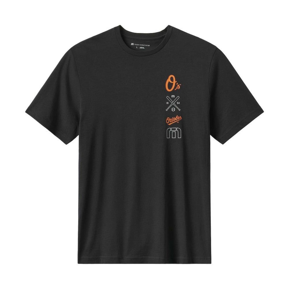 Black Baltimore Orioles TravisMathew Sunset Slam 2.0 T-Shirt