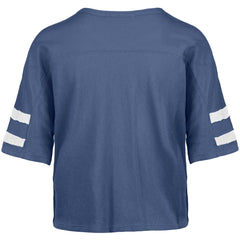 '47 Women's Premier Scout Cropped V-Neck T-Shirt - Detroit Lions T-shirts