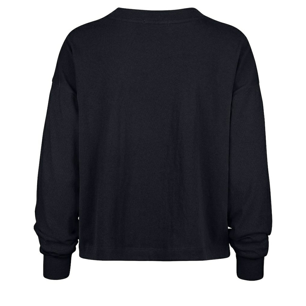 '47 Women's Muse Sydney Long Sleeve Cropped T-Shirt - New England Patriots T-shirts