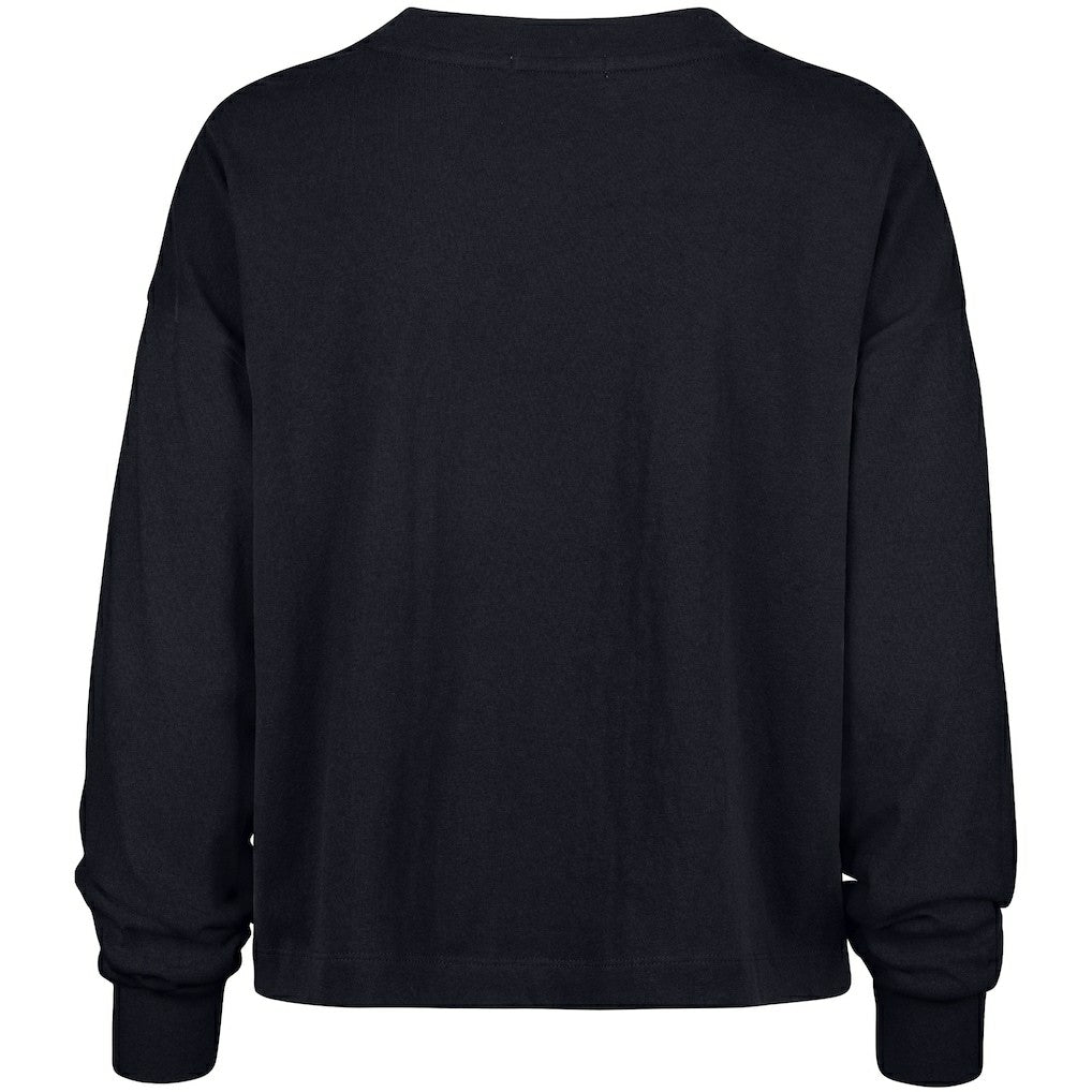 '47 Women's Muse Sydney Long Sleeve Cropped T-Shirt - Chicago Bears T-shirts