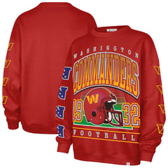 '47 Women's Go Big Oversized Pullover Sweatshirt - Washington Commanders Pullover